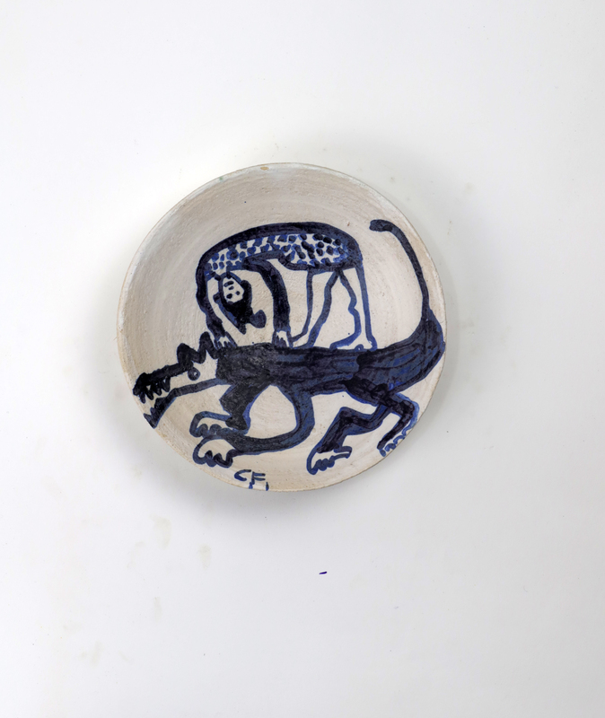 fiorenza-ceramics-girl-dots-and-dog